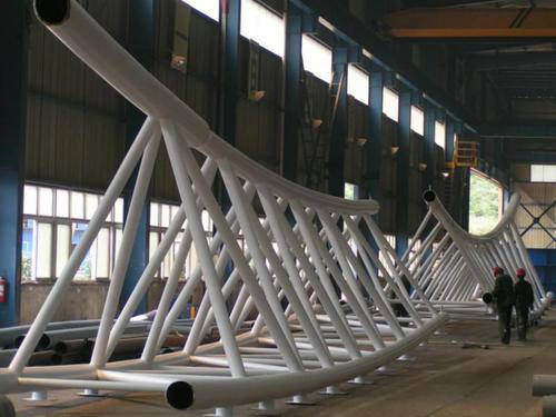 河北鲁工钢结构工程管桁架结构设计