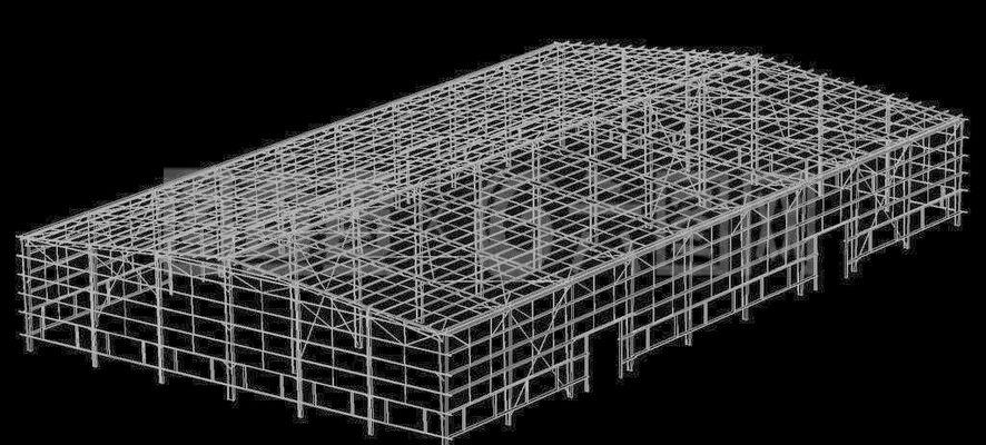 钢结构厂房 3D模型